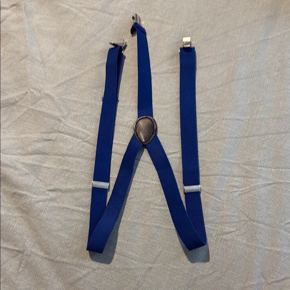 Men's Blue Suspenders